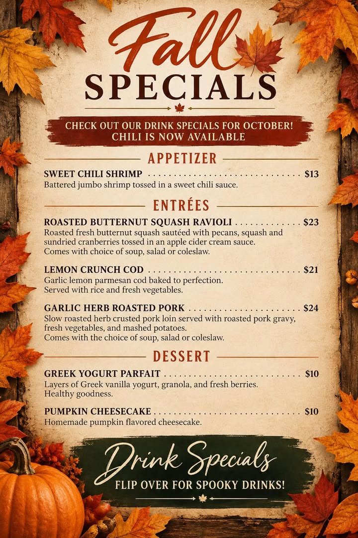π Fall flavors are in full swing at E.G.