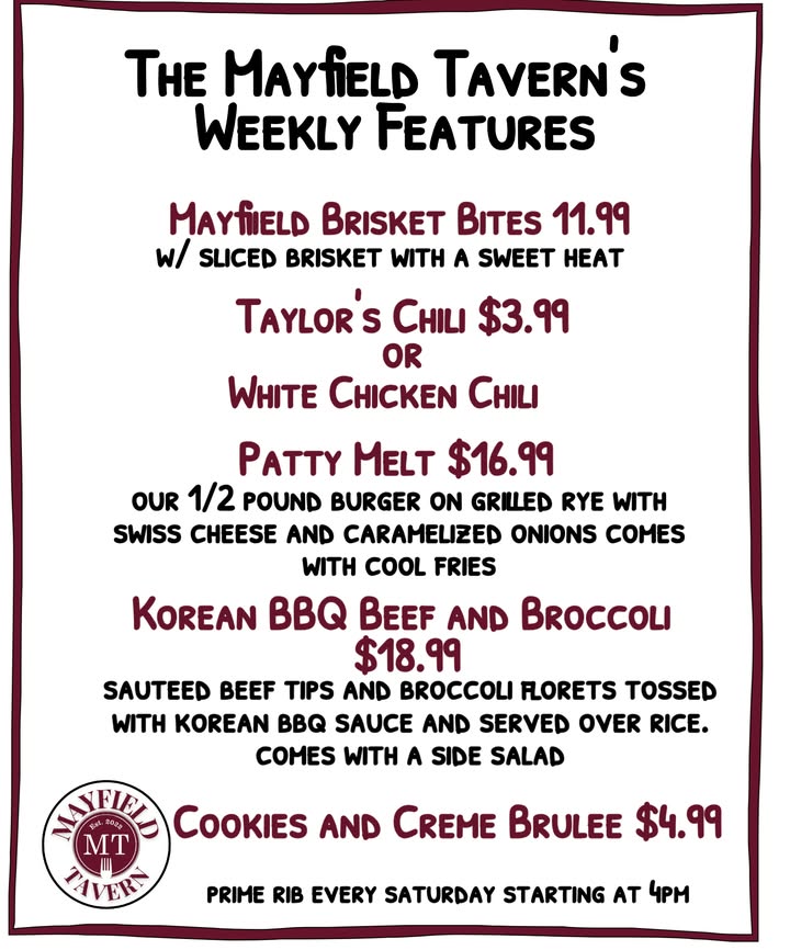 Check out this weeks specials!
