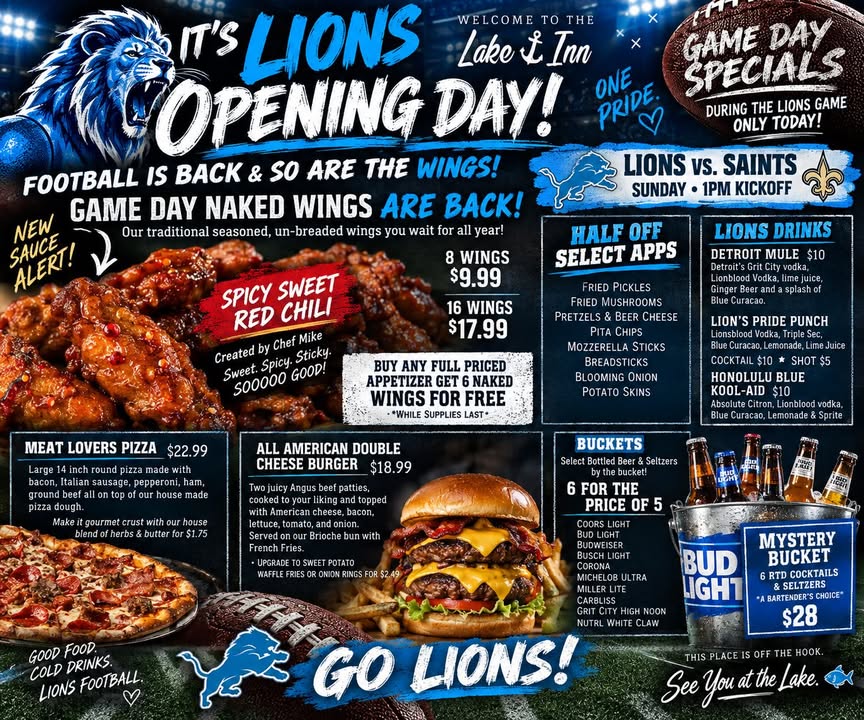 🦁🏈 THEY’RE BAAAAACK!!!