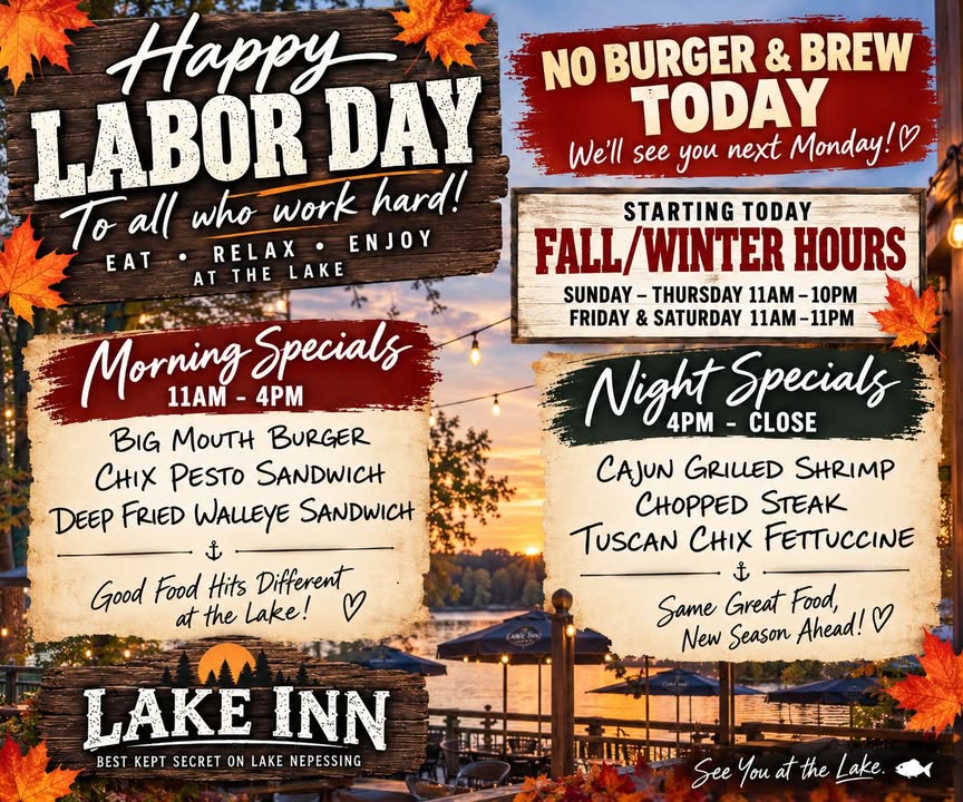 🍂 LABOR DAY AT THE LAKE!