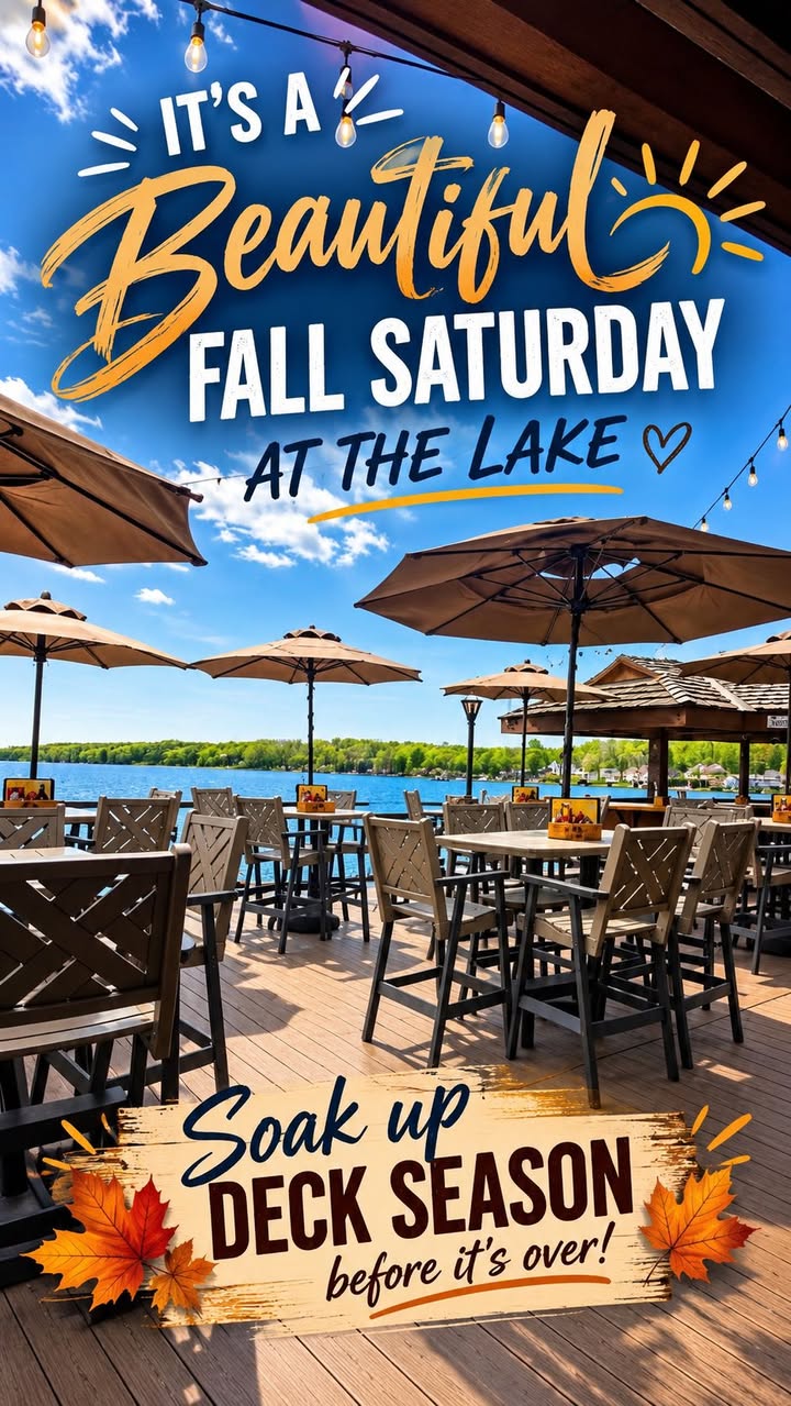 ⚓️ SATURDAY AT THE LAKE ⚓️ Come hungry… we are making it REALLY hard to choose...