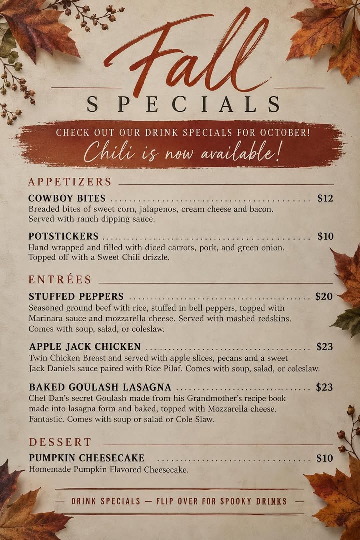 🍂 Fall Specials Are Here!