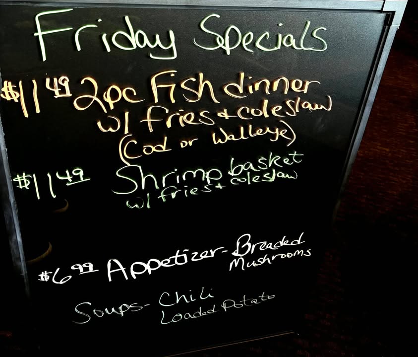 Today's specials Hitch-N-Post Bar & Grill !