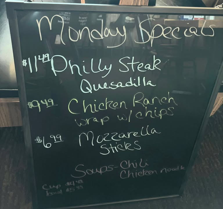 It's Monday! Yay!? Here's today's specials at the Hitch-N-Post!