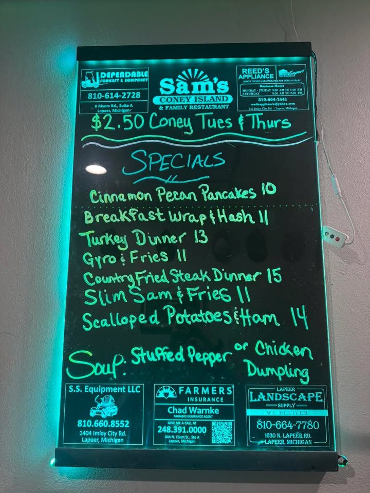 10/1/26 Daily Specials