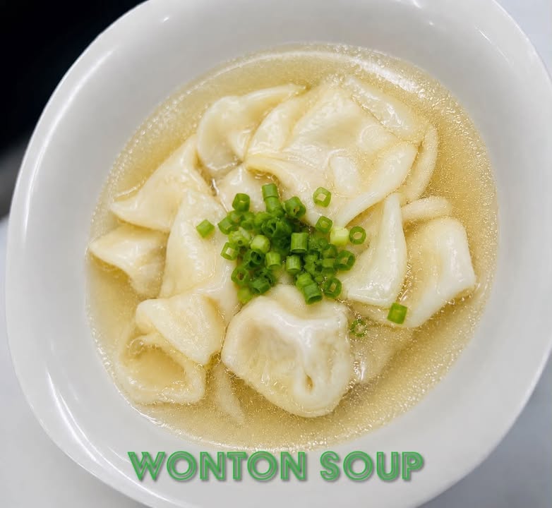 Today’s special! Chicken wonton soup Medium size $7.95 3 chicken filled...
